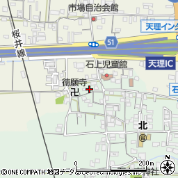 奈良県天理市石上町554周辺の地図