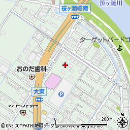 山陽新聞岡山住宅展示場周辺の地図
