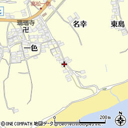 愛知県田原市高松町一色36周辺の地図