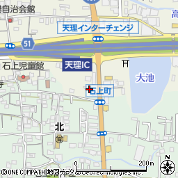 奈良県天理市櫟本町3569周辺の地図