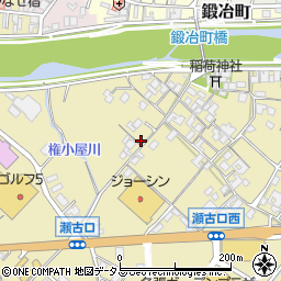 三重県名張市瀬古口107周辺の地図