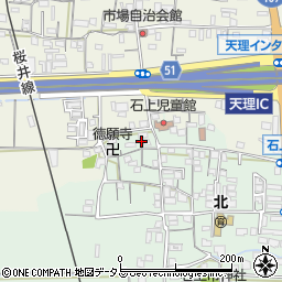 奈良県天理市石上町551周辺の地図