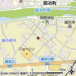 三重県名張市瀬古口247周辺の地図