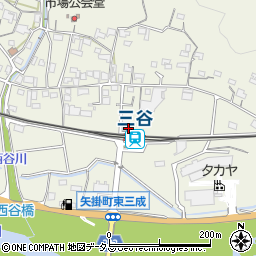 岡山県小田郡矢掛町東三成1110周辺の地図