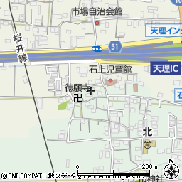 奈良県天理市石上町564周辺の地図