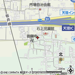 奈良県天理市石上町564周辺の地図