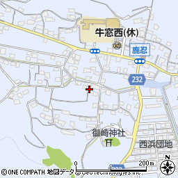 岡山県瀬戸内市牛窓町鹿忍5292周辺の地図