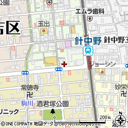 三井住友銀行駒川町支店周辺の地図