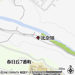 三重県名張市下比奈知941-2周辺の地図