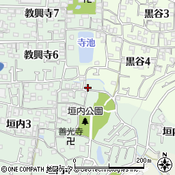 八尾市垣内5駐車場周辺の地図