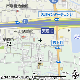 奈良県天理市石上町3577周辺の地図