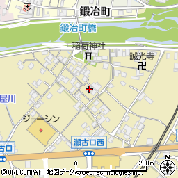 三重県名張市瀬古口313周辺の地図