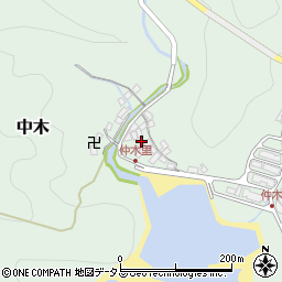 静岡県賀茂郡南伊豆町中木1253周辺の地図