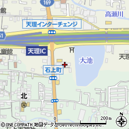 奈良県天理市櫟本町3535周辺の地図