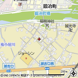三重県名張市瀬古口262周辺の地図