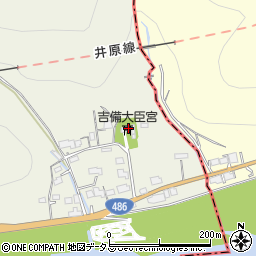 岡山県小田郡矢掛町東三成3864周辺の地図