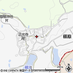 奈良県生駒郡平群町椹原527周辺の地図