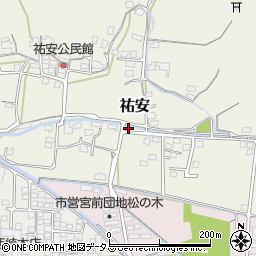 岡山県倉敷市祐安961周辺の地図