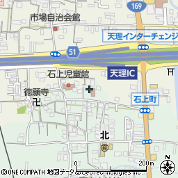 奈良県天理市石上町583周辺の地図