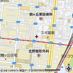 大阪府大阪市阿倍野区西田辺町2丁目10-18周辺の地図