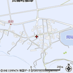 岡山県倉敷市真備町服部397周辺の地図
