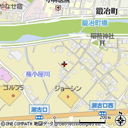 三重県名張市瀬古口104周辺の地図
