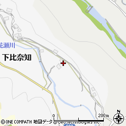 三重県名張市下比奈知294周辺の地図