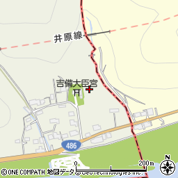 岡山県小田郡矢掛町東三成3866周辺の地図