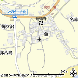 愛知県田原市高松町一色71周辺の地図