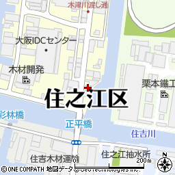 日本合板検査会大阪検査所周辺の地図
