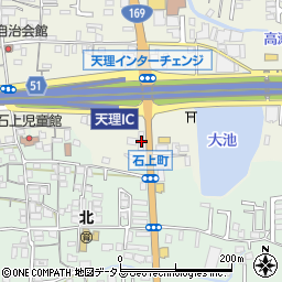 奈良県天理市櫟本町3564周辺の地図