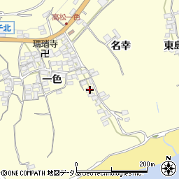 愛知県田原市高松町一色41周辺の地図