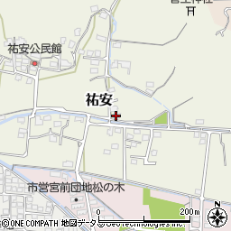 岡山県倉敷市祐安1342-1周辺の地図