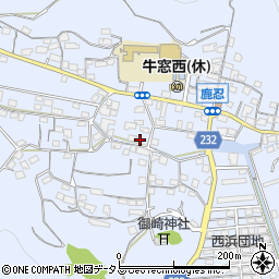 岡山県瀬戸内市牛窓町鹿忍5317周辺の地図