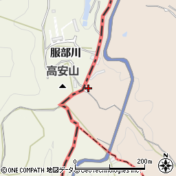 奈良県生駒郡平群町久安寺1745周辺の地図