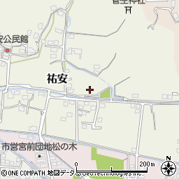 岡山県倉敷市祐安1341-19周辺の地図