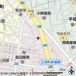 株式会社岡山ランドリー　福島店周辺の地図