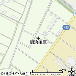 愛知県田原市西山町鍛治田原周辺の地図