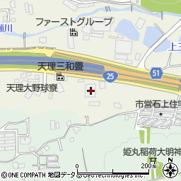 奈良県天理市櫟本町3467周辺の地図