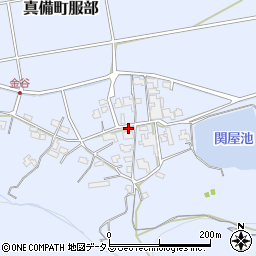 岡山県倉敷市真備町服部395周辺の地図