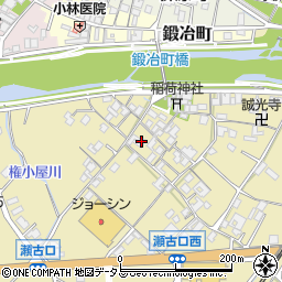 三重県名張市瀬古口264周辺の地図