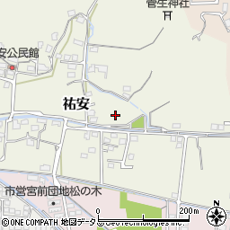 岡山県倉敷市祐安1341-24周辺の地図