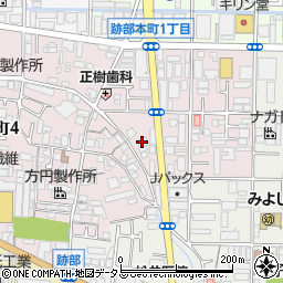 玉田共同住宅周辺の地図