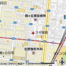 大阪府大阪市阿倍野区西田辺町2丁目10-20周辺の地図