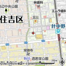 駒川マンション周辺の地図