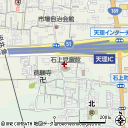 奈良県天理市櫟本町3583周辺の地図