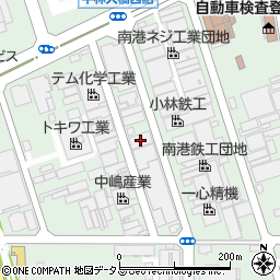 中嶋産業南港第三工場周辺の地図