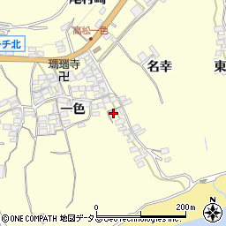 愛知県田原市高松町一色43周辺の地図