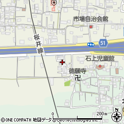 奈良県天理市櫟本町358周辺の地図