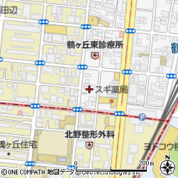大阪府大阪市阿倍野区西田辺町2丁目10周辺の地図